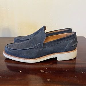 Coach and Four: Blue Suede Loafers